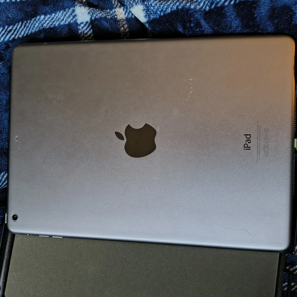 Apple Black Tablet with Protective Cover